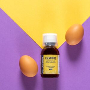 Calviphos - À base de minéraux pour soutenir la qualité de la coquille des œufs et la fabrication des os lors de la croissance. Utilisable en Agriculture Biologique. Sans temps d’attente pour la viande et les oeufs. Aliment complémentaire diététique pour volailles et pigeons.